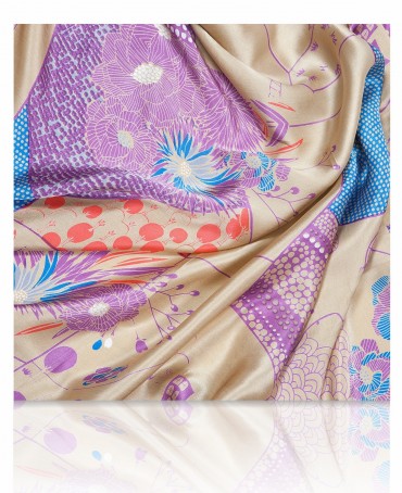 Платок Женский SS.KV-VILLAGE/PURP.GOLD